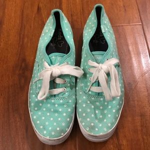 Mint Polka Dot Taylor Swift Keds